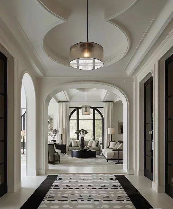 Architectural hallway
